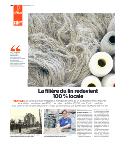 La filière du lin redevient 100% locale/Le Parisien/Safilin_1